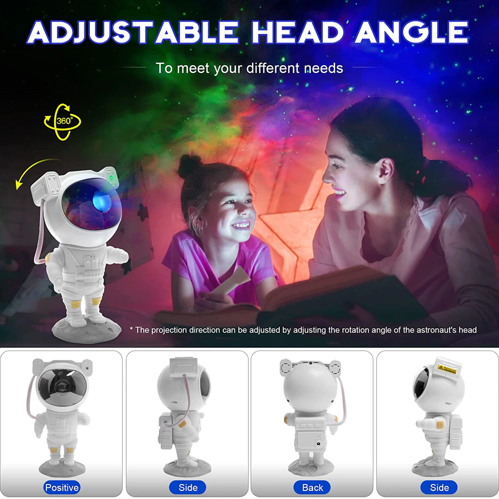 Astronaut Galaxy Star Projector