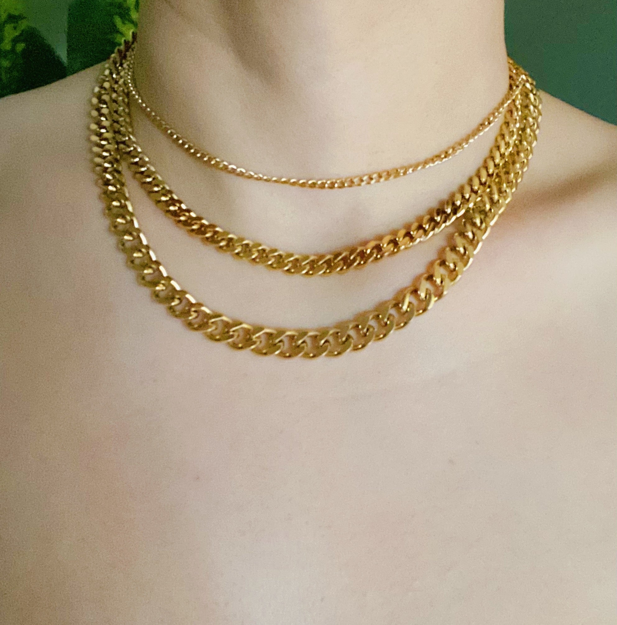 Refined Cuban Chain Necklace