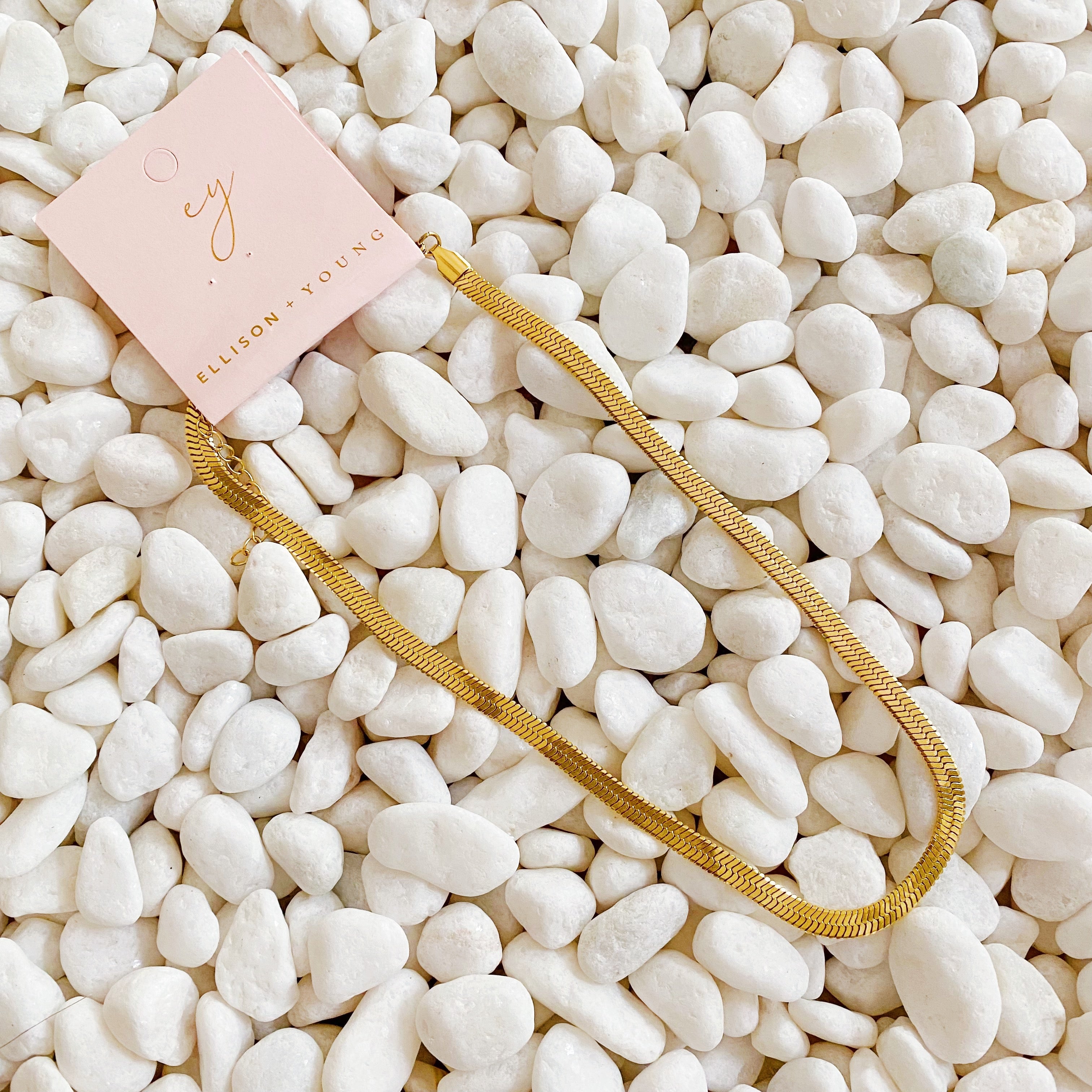 Everyday Herringbone Chain Necklace