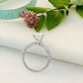 Halo Solitaire Engagement Ring