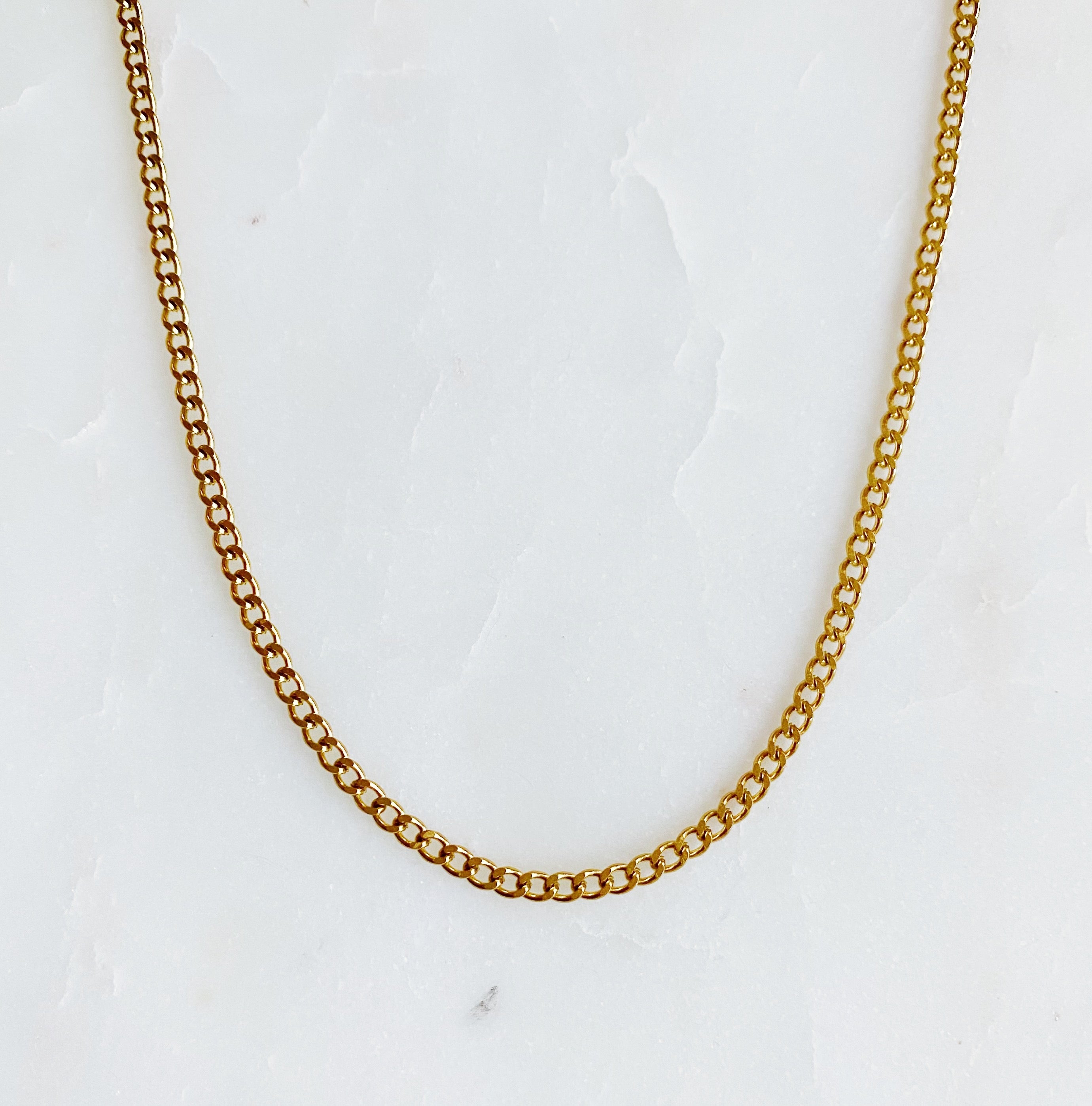 Refined Cuban Chain Necklace