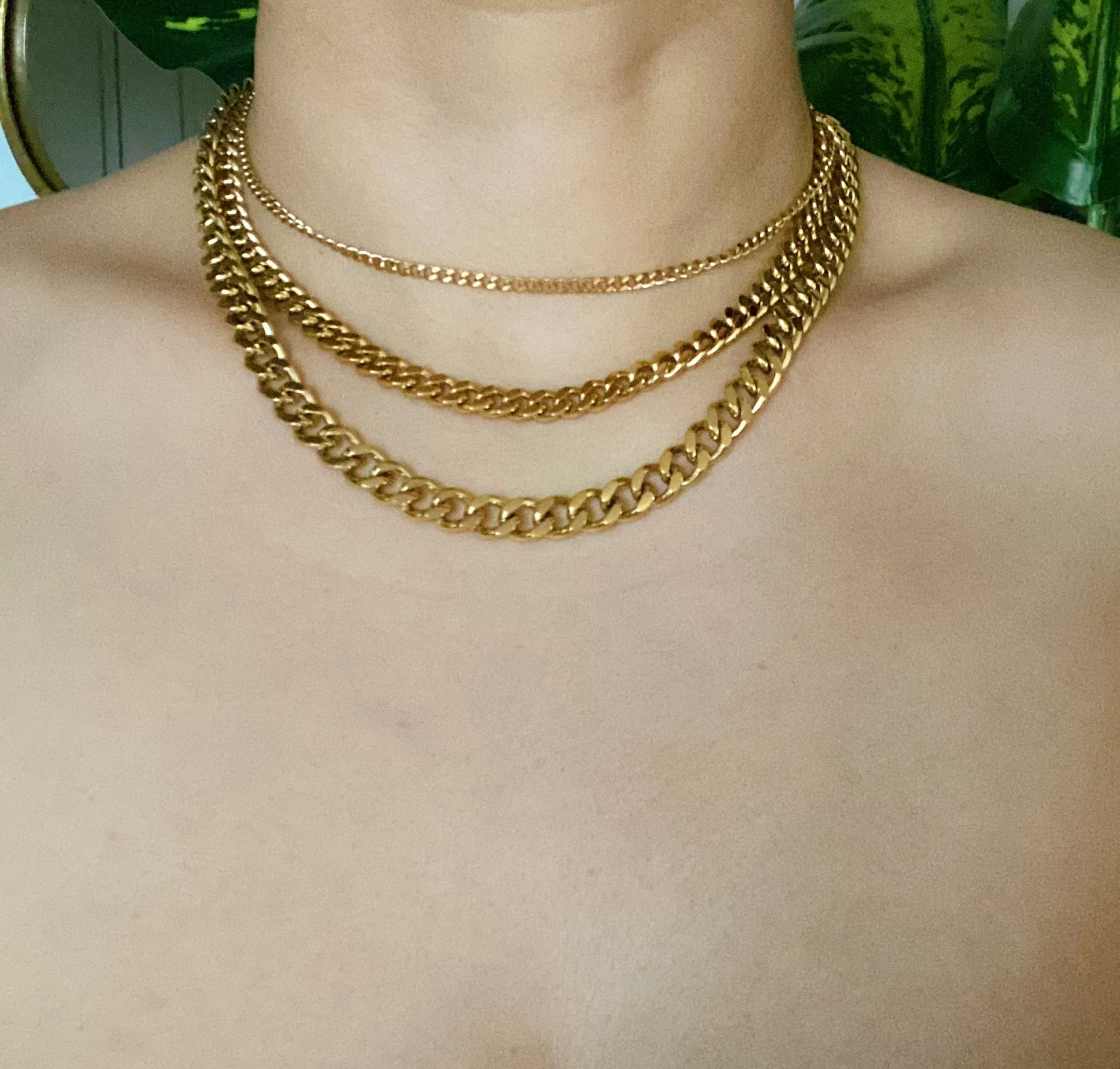 Refined Cuban Chain Necklace
