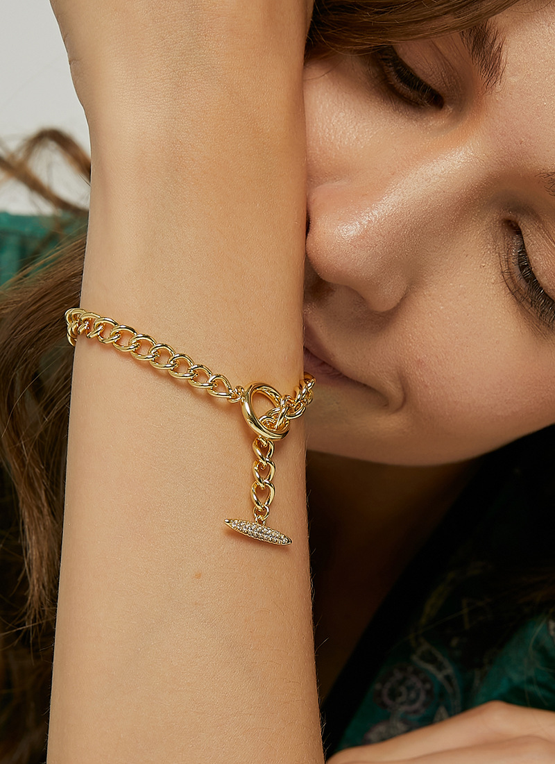 Refined Cuban Chain Bracelet