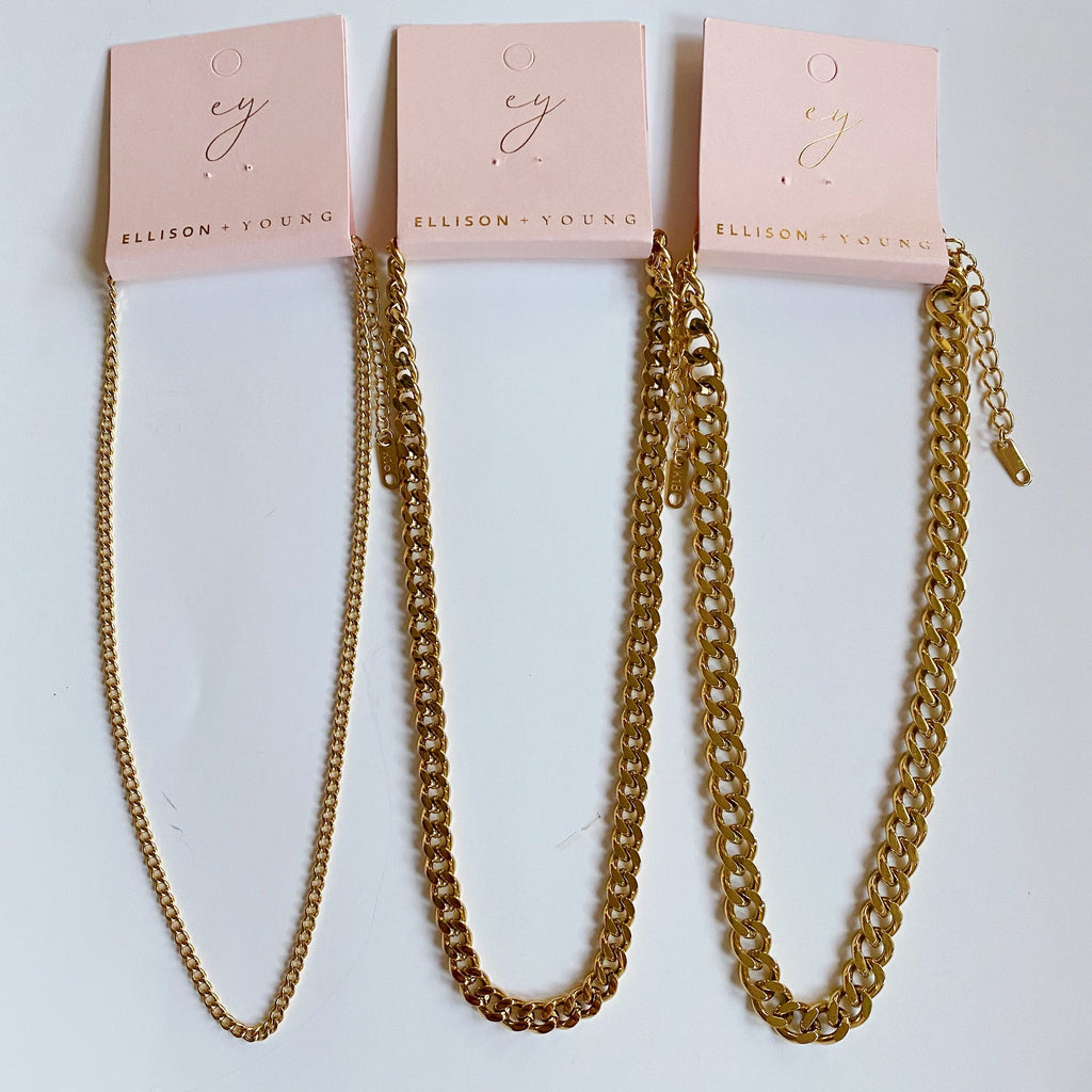 Refined Cuban Chain Necklace