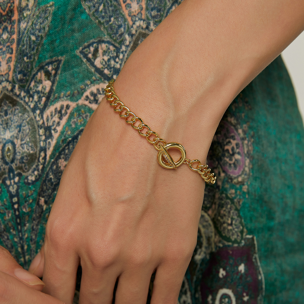 Refined Cuban Chain Bracelet