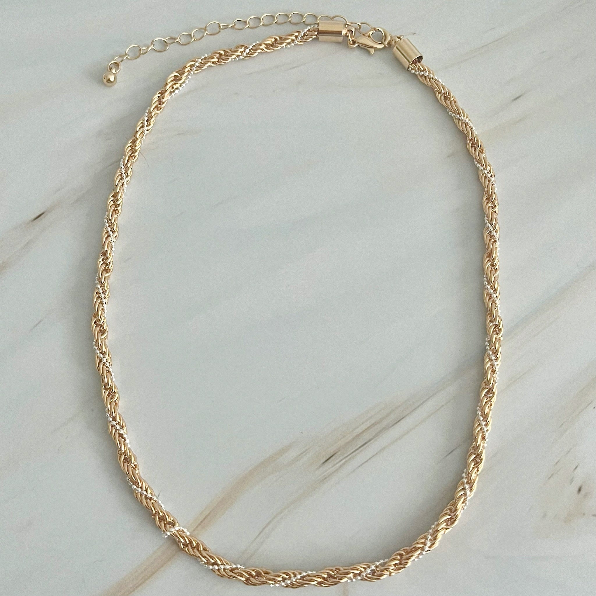 Rope chain closeup