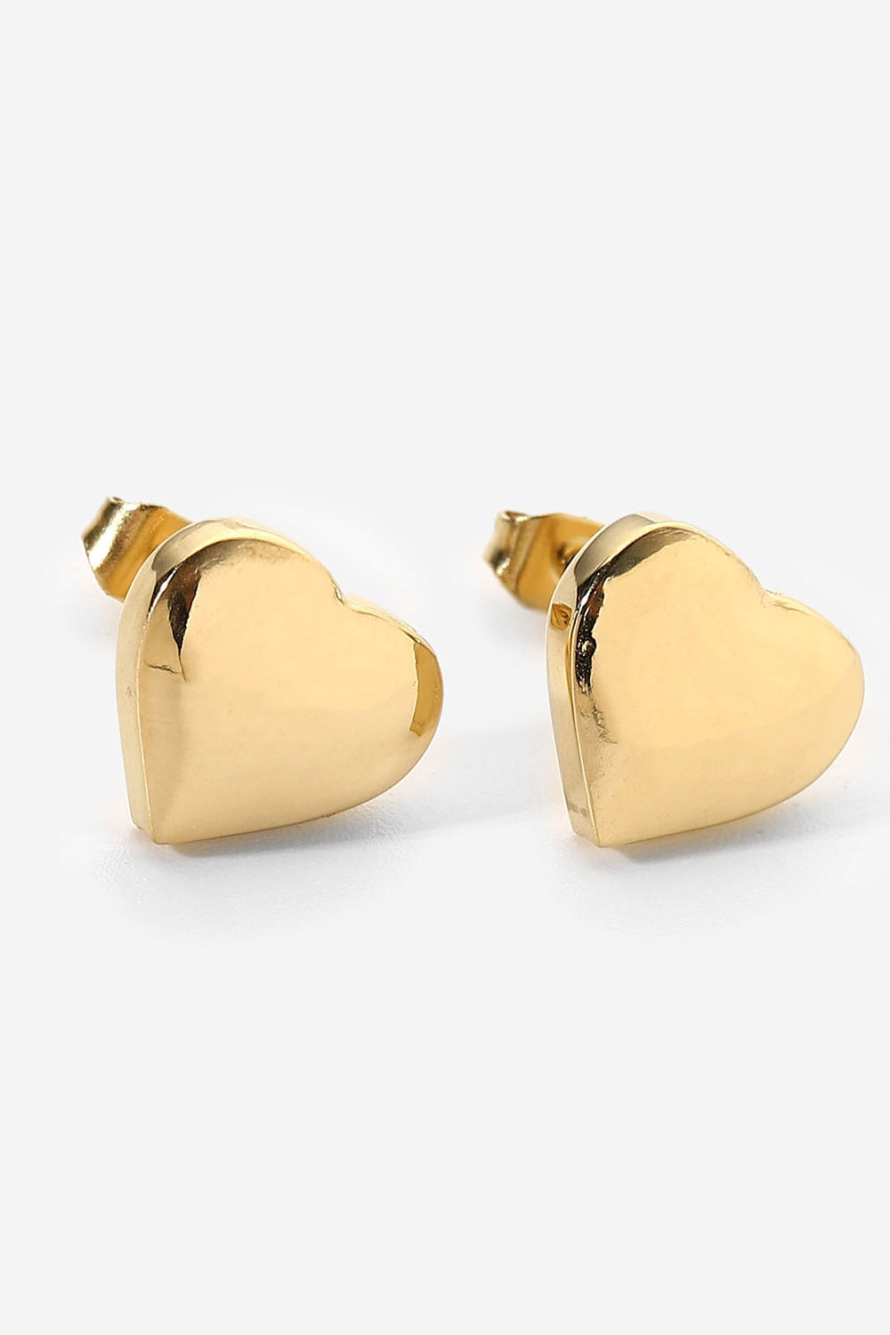 Pavé Heart Stud Earrings