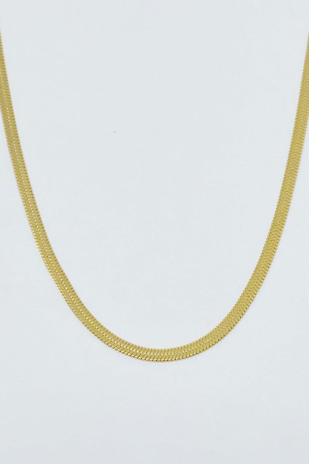 Everyday Herringbone Chain Necklace