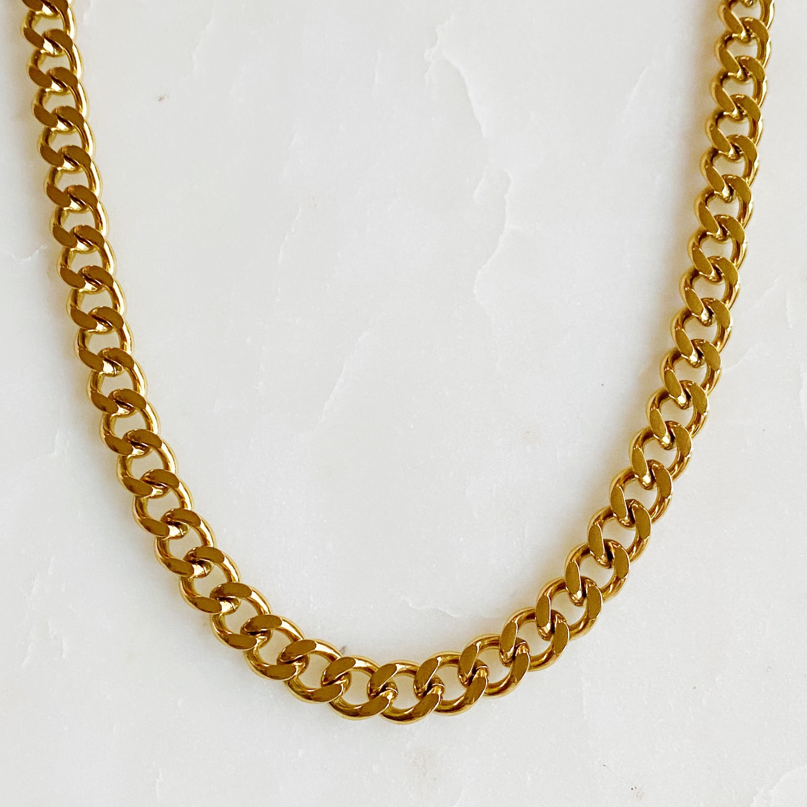 Refined Cuban Chain Necklace