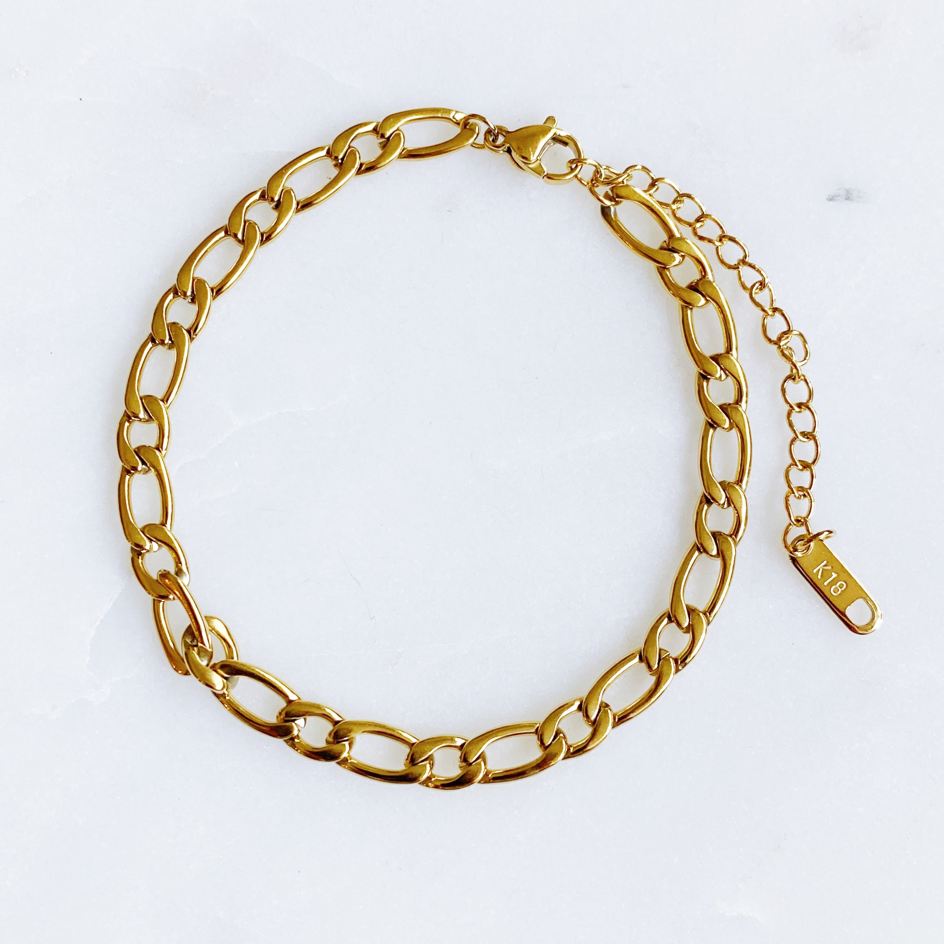 Cuban bracelet worn