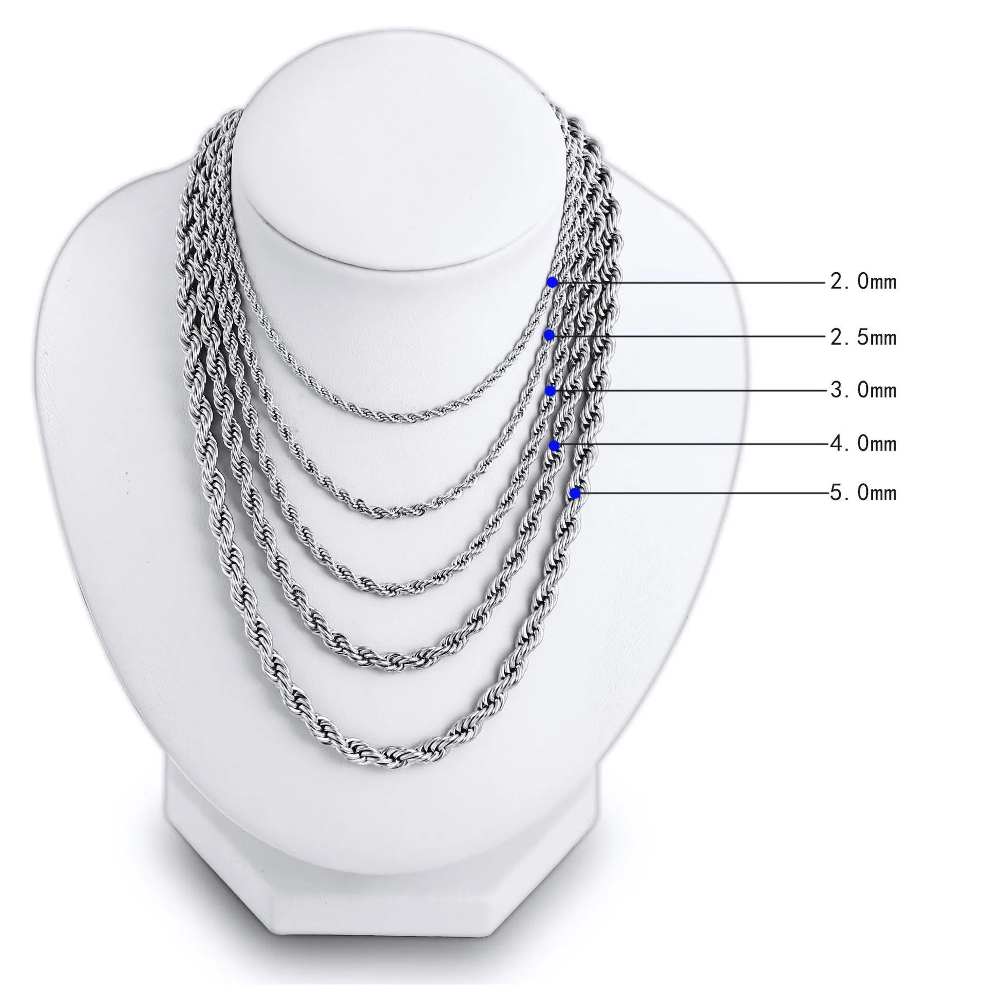 On Trend Rope Chain Necklace