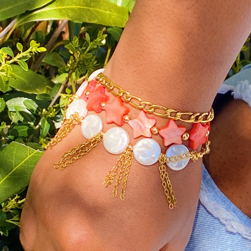 Cuban bracelet styled