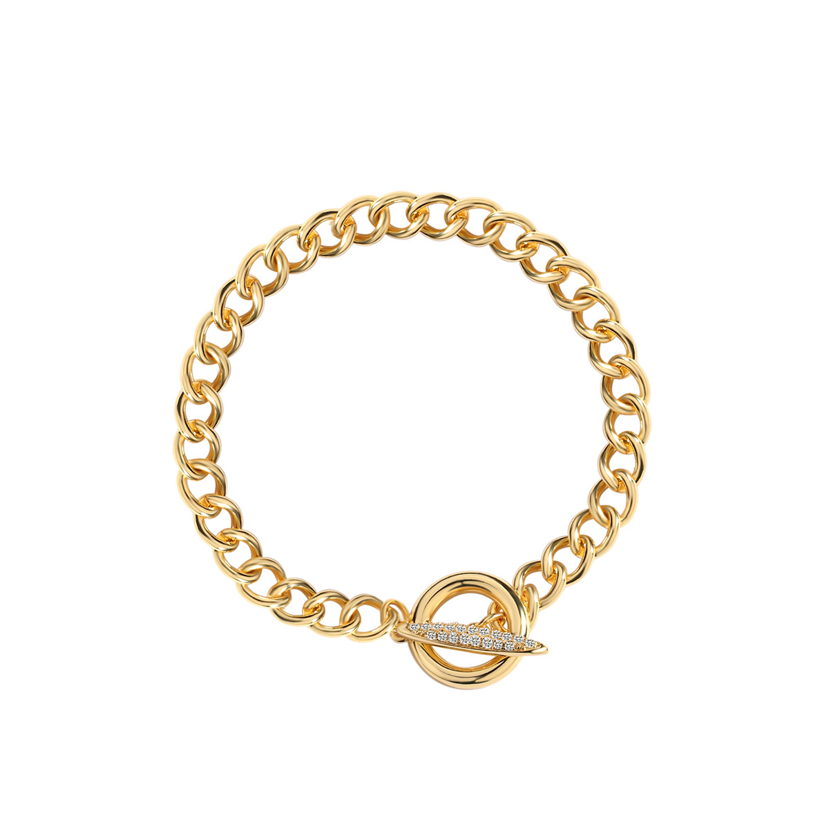 Refined Cuban Chain Bracelet