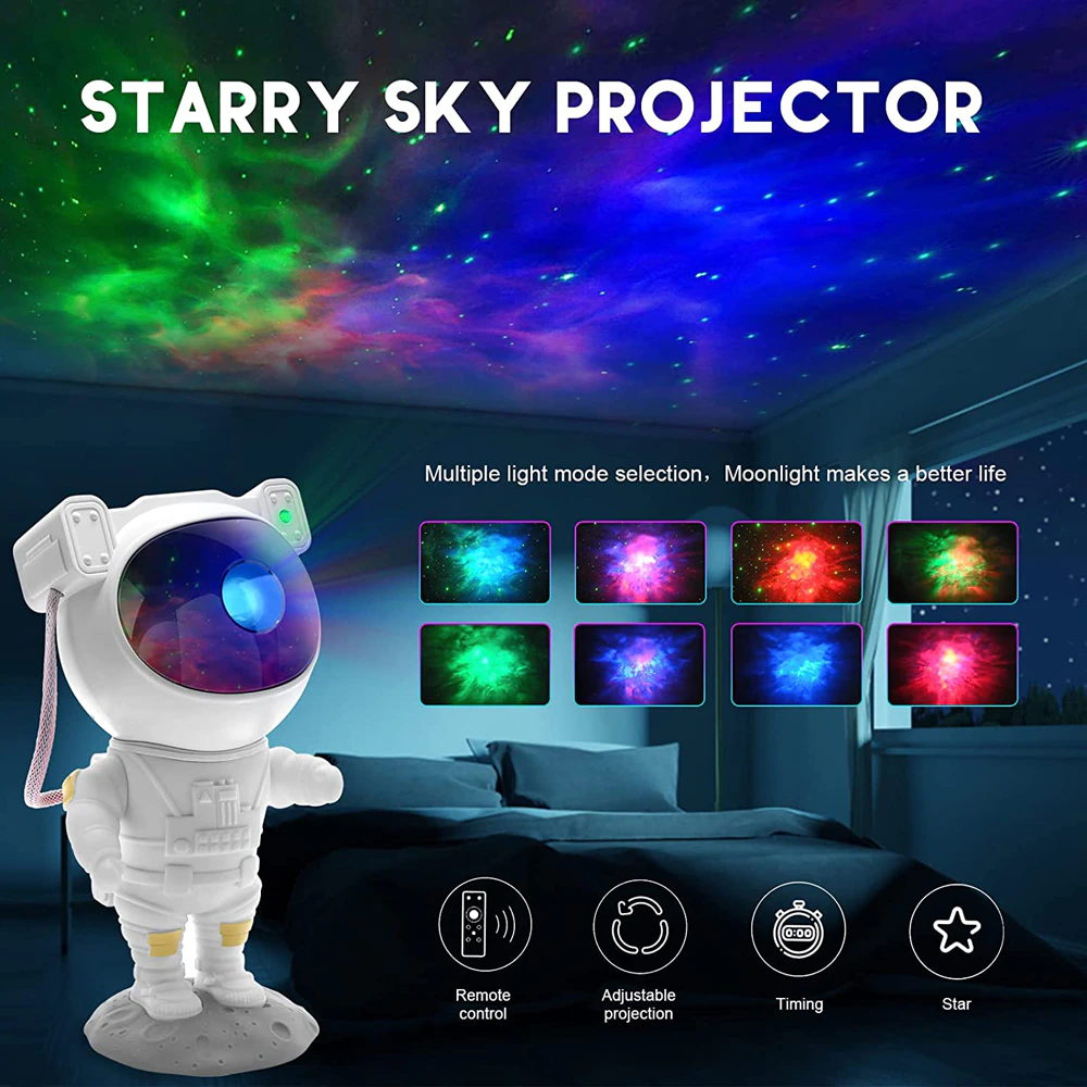 Astronaut Galaxy Star Projector
